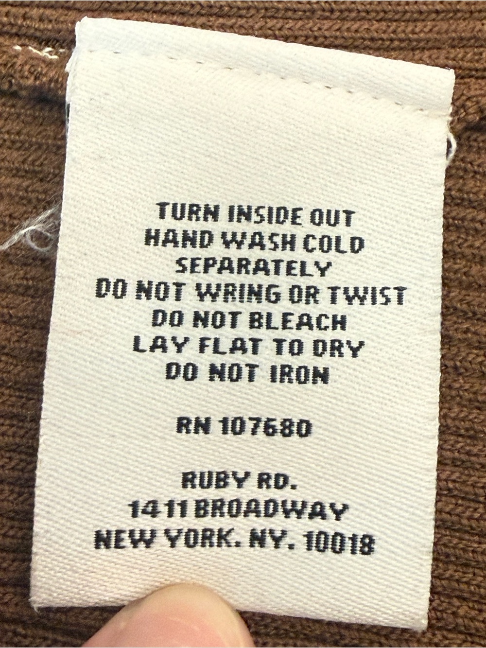Ruby Rd. Brown Embellished Ribbed Tank - Picture 10 of 10